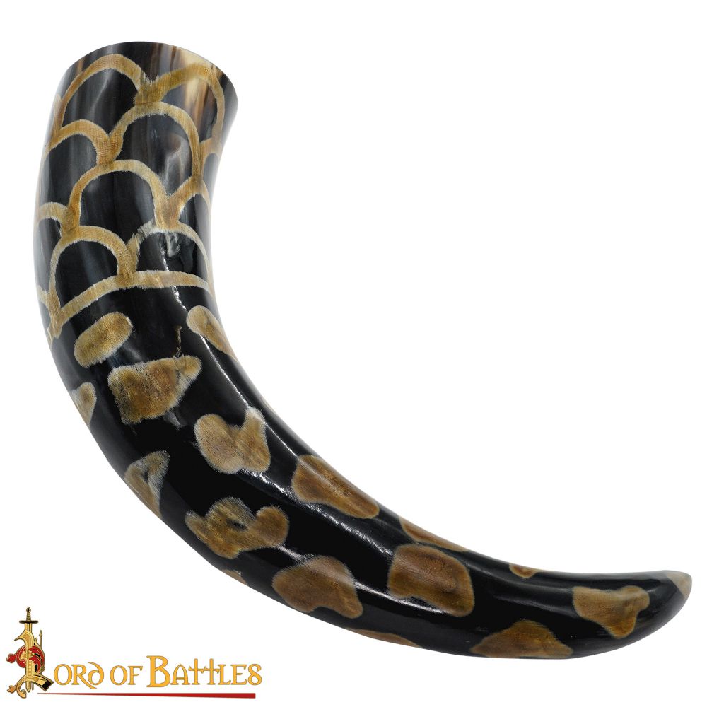 Large Dragon Scale Drinking Horn (12"-15")