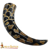 Viking drinking horn for sca garb and costume
