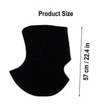Viking hood made from soft suede leather