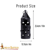 Viking iron lantern for historical reenactment and weddings