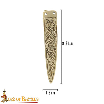 Viking knotwork design belt strapend