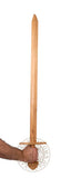Viking long sword made from wood