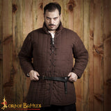 Viking reeanctment leather belt made from black leather