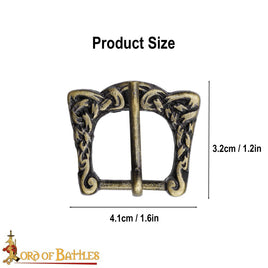 Viking reproduction belt buckle