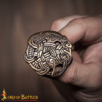 Viking reproduction costuming and clothing cloak clasp