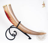 Viking themed wedding drinking horn stand