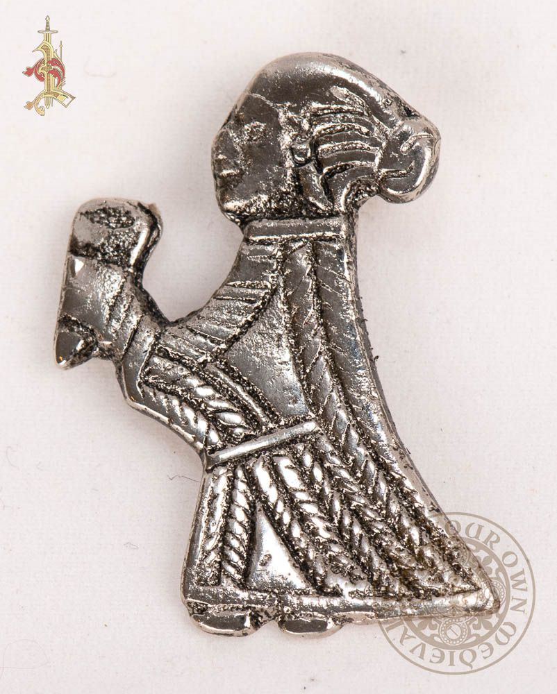 Valkyrie With Horn Viking Pendant