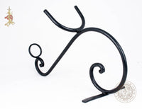 Viking wedding drinking horn table stand