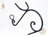 Viking wedding drinking horn table stand