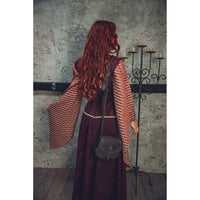 Vintage style leather shoulder bag