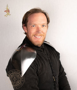 Visby style 14th century spaulders Danish armour