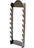 Wall Sword Stand made from wood holds eight swords