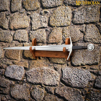 Wall mounted sword holder