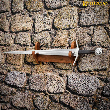 Wall mounted sword holder