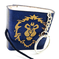 Warcraft alliance key ring notebook