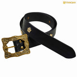 Wide Pirate Belt in Black