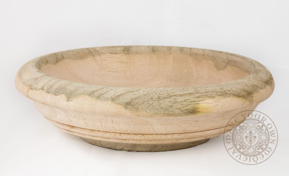 Wooden Bowl With Carving - 18cm