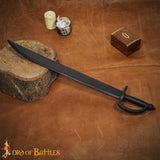 Wooden pirate cutlas sword in black