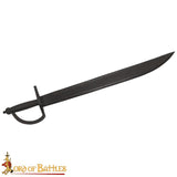 Wooden pirate sword in black