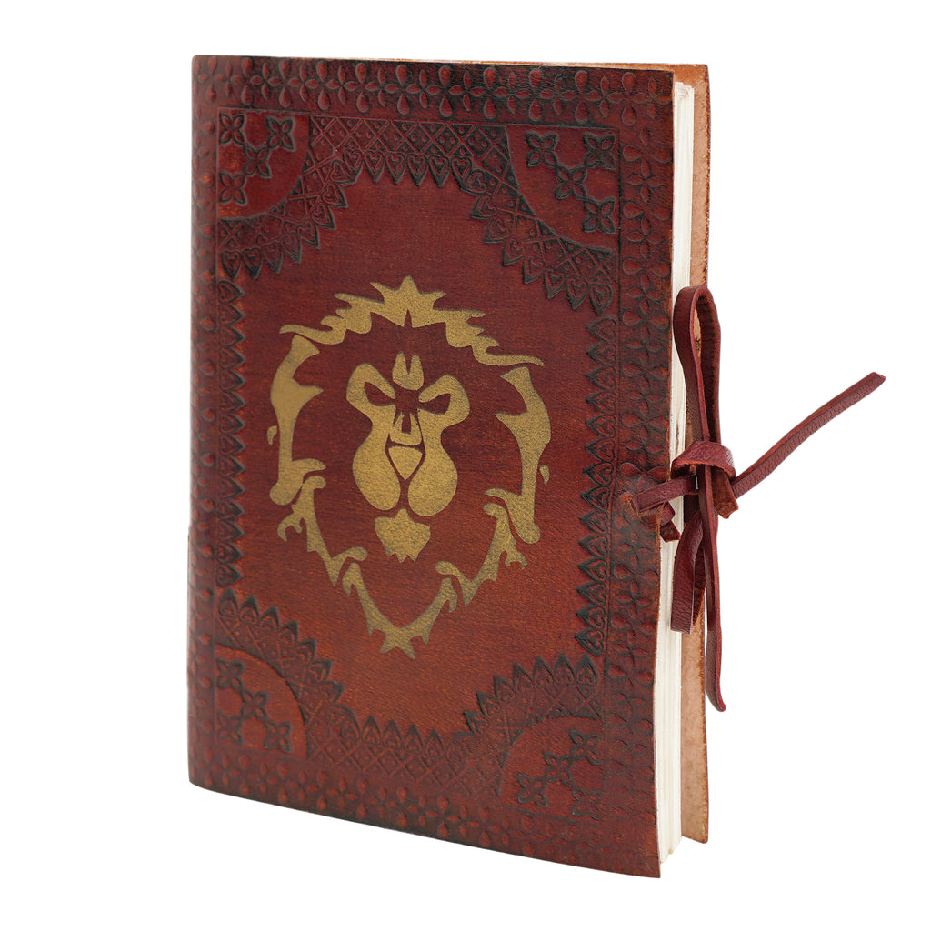 Alliance Warcraft Leather Notebook