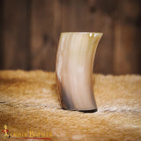 ale horn cup made from real cow horn