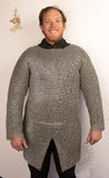 Aluminium Chainmail Hauberk – Solid Flat and Round Riveted 10mm 16G