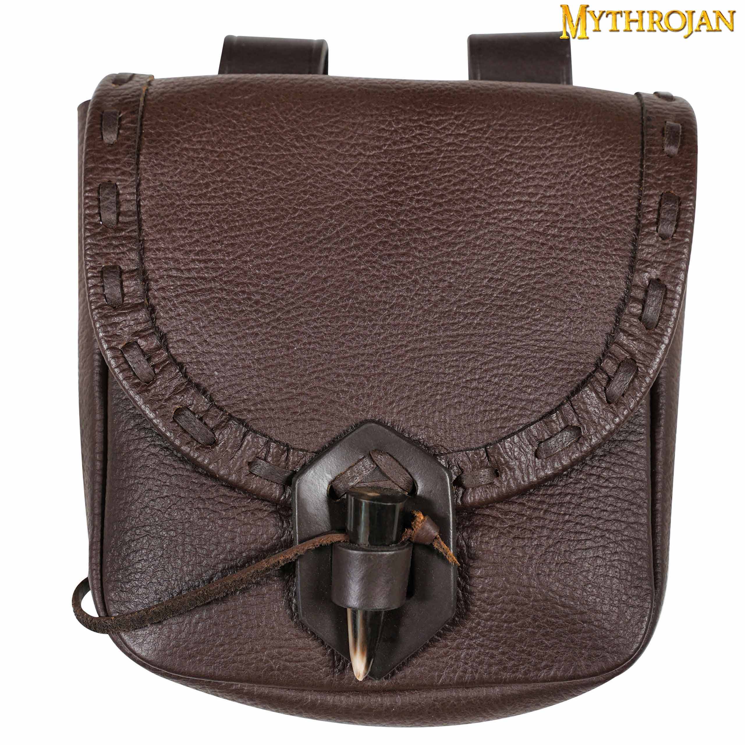 Viking Bag with Horn Toggle - Brown