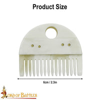 beard comb made from real bone