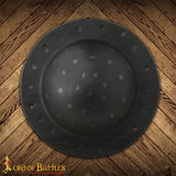 Viking shield boss made from 14 gauge steel