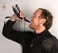 blowing Horn hunting trumpet