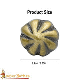 brass medieval button