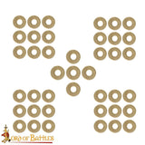 brass washer for making armour - heavy duty