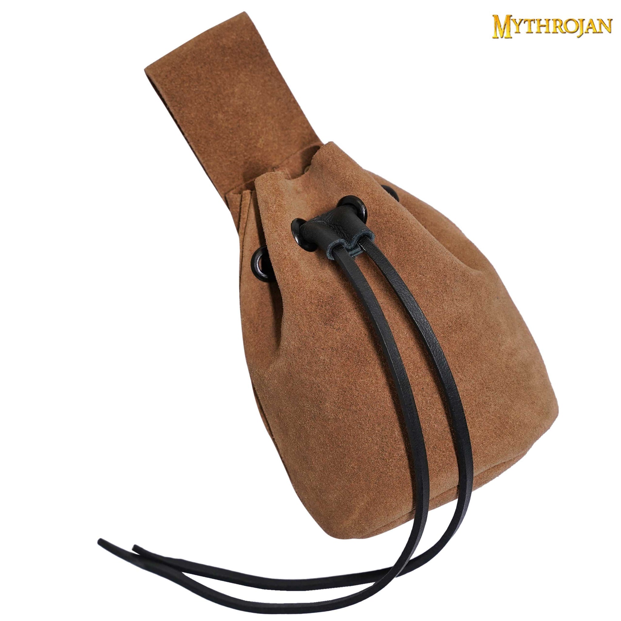 Medieval Drawstring Belt Bag – Brown