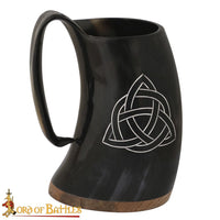 celtic Triqueta Ale Horn Tankard