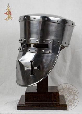 crusader helmet Medieval combat armour