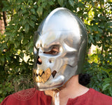demon steel helmet for LARP