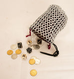 dice pouch made from chainmail