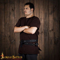 double wrap around Medieval sword belt