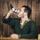 drinking horn 250mls in approximate size