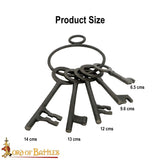 Iron Medieval Castle Dungeon Keys