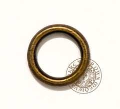 Solid Lacing Ring Antiqued - Set of 20