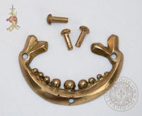 kidney bag 15th century medieval fitting brass casting