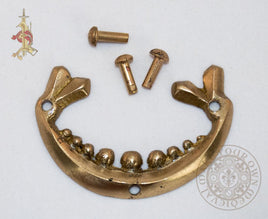 kidney bag 15th century medieval fitting brass casting