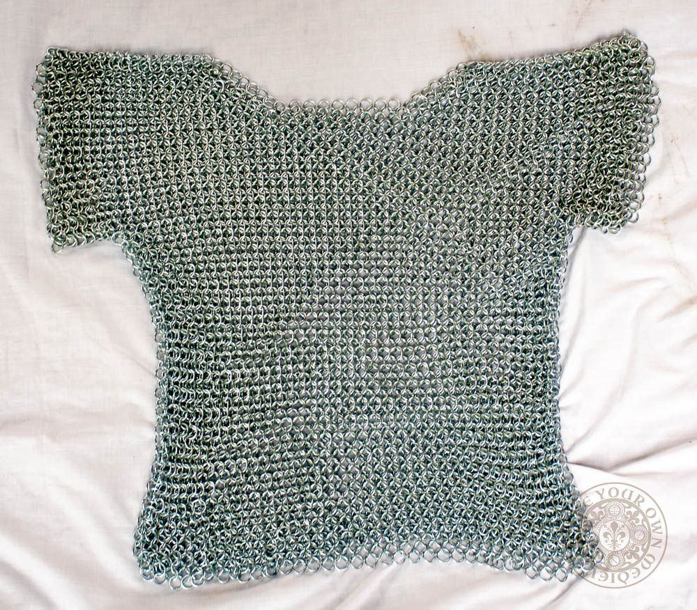 Chain Mail 1/4 Sleeve Butted Shirt - Extra Small