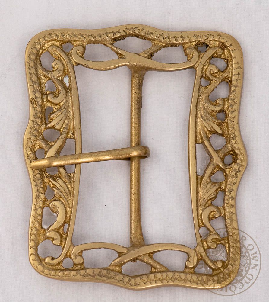 large pirate or Scottish kilt belt buckle