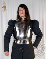 15th century medieval reenactment function breast plate cuirass armour