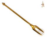 medieval fork made from brass