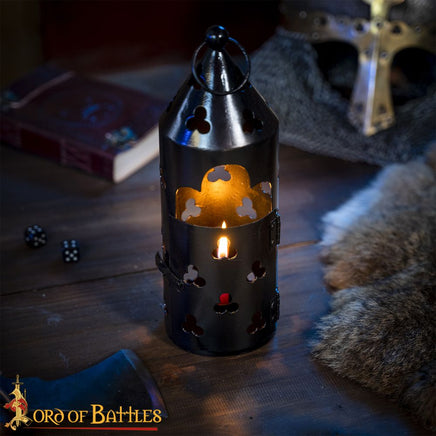 medieval iron lantern for historical reenactment and weddings