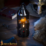 medieval iron lantern for historical reenactment and weddings
