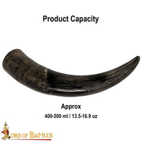 natural Viking drinking horn made from real cow horn